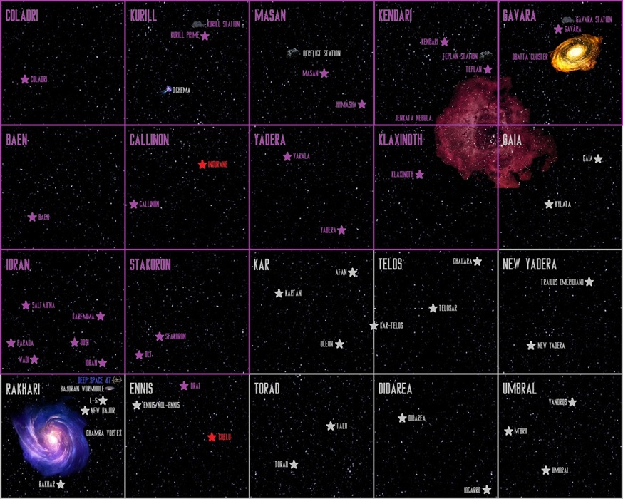 Gamma Quadrant Map