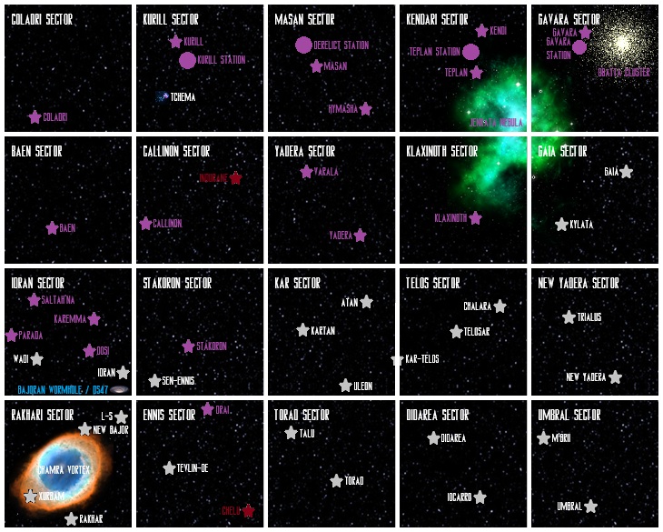 Gamma Quadrant Map
