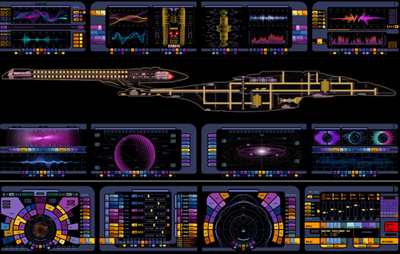 U.S.S. Enterprise Master Systems Display