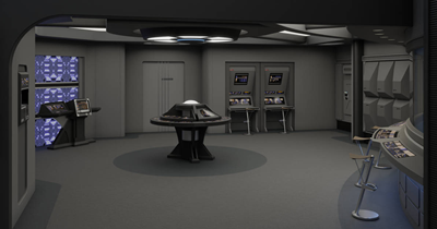 U.S.S. Enterprise Warp Engineering Observation Room