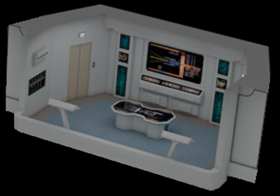 Enterprise Shuttlebay Control Room