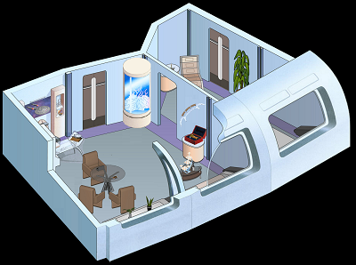 Enterprise Captain's Ready Room